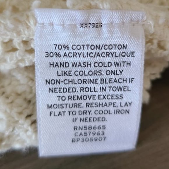 Anthropologie Sun & Shadow - Short Sleeve Weave Cardigan - Picture 8 of 8